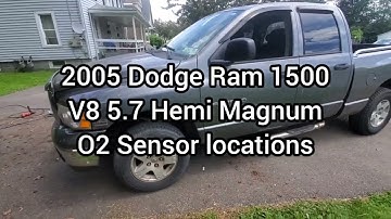Easy o2 Sensor Location Guide on Dodge Ram Truck