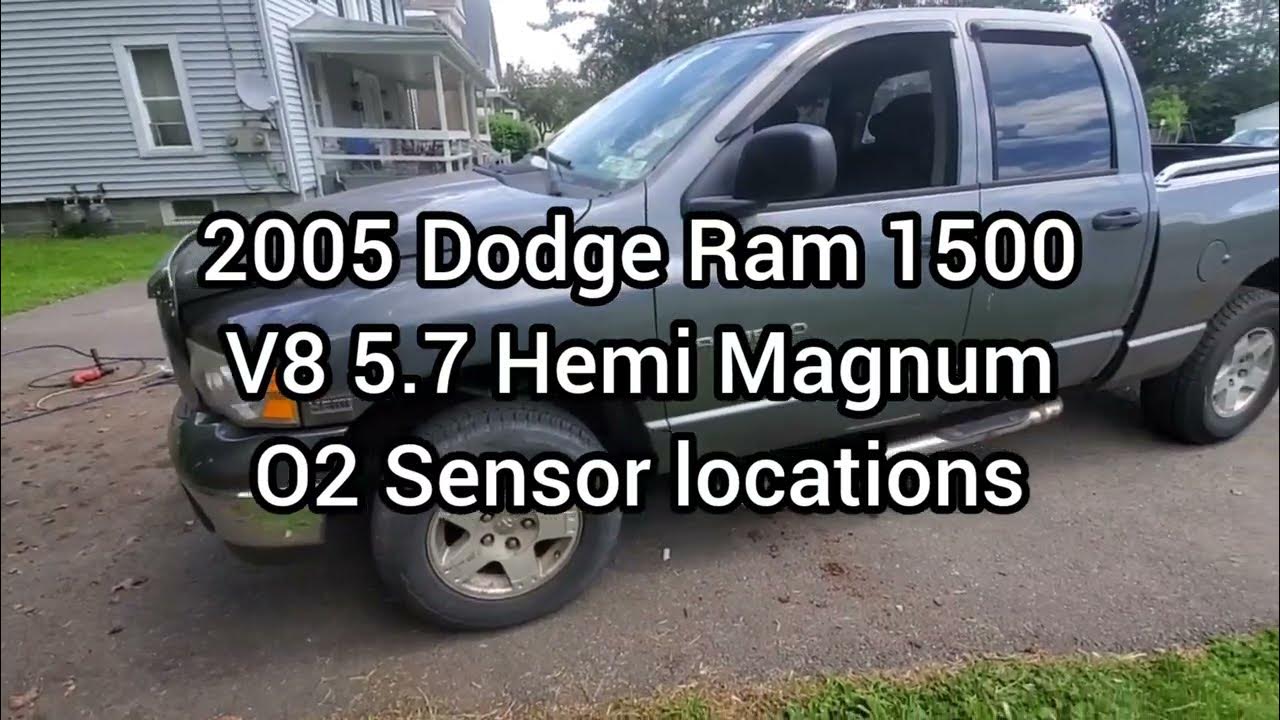 Easy o2 Sensor Location Guide on Dodge Ram Truck - YouTube
