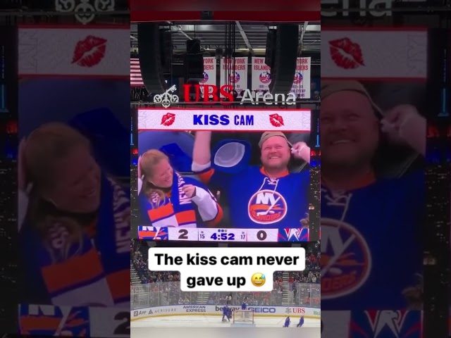 The most awkward kiss cams I’ve ever posted on ESPN 😂😂😂 class=