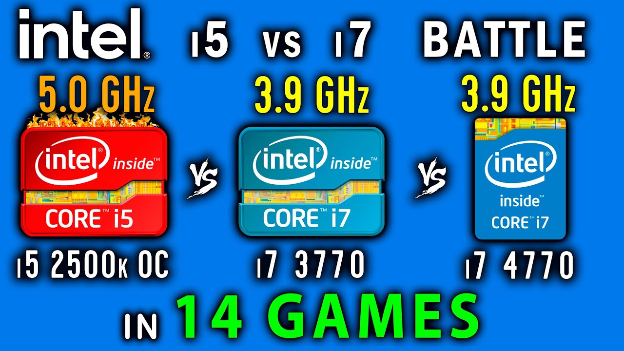 I5 2500k Oc Vs I7 3770 Vs I7 4770 In 14 Games Or Overclocking Salvation For A Sand Bridge Youtube