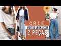 COMO USAR T-shirt e Calça Jeans de maneiras diferentes sem parecer o mesmo look - Viihrocha