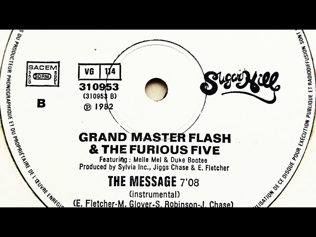 Grandmaster Flash & The Furious Five – The Message (1982, Vinyl) - Discogs