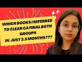 Which books I referred to clear CA FINAL both group in just 3.5 months?🤔#cafinal#exam#strategy#nov24