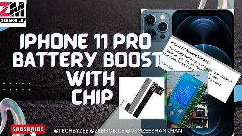 how to IPhone 11 Pro battery boost