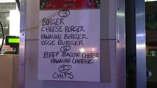 White Lady Auckland's Famous Beef Bacon Cheese Burger, New Zealand