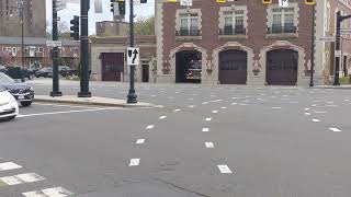 Brookline Fire department engine 1 responding