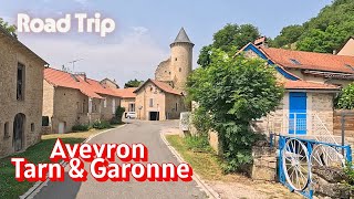 🛣️ Route Najac, Mazerolles, Castanet, la Rouquette, Labastide Capdenac