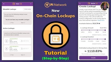 How to Create a New On-Chain Lockups in Pi Network Step-by-Step Guide