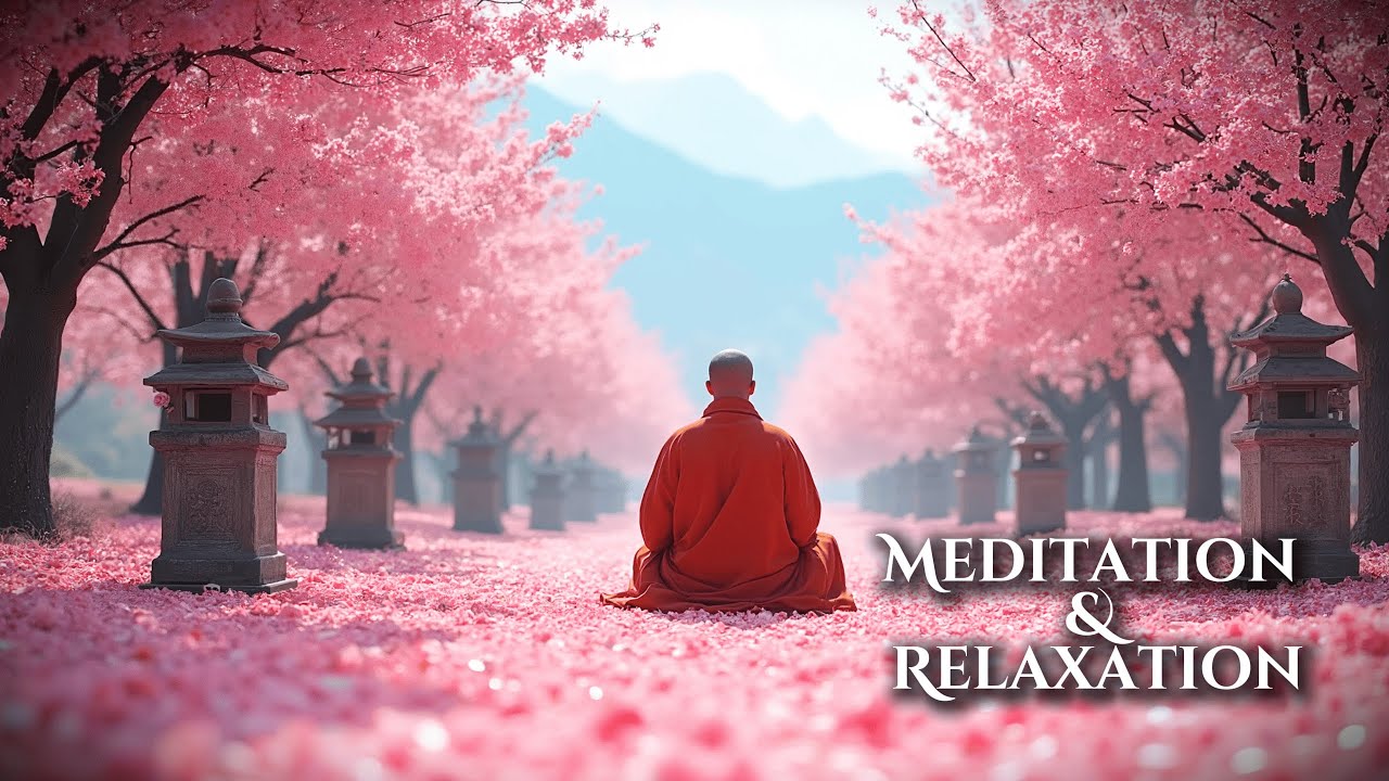 Where Silence Blooms | Relaxing Flute & Cherry Blossom Soundscape