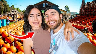 Casey CUT Her Hair REALLY Short For Something Special! We Went To A Pumpkin Farm For Fall Vibes!
