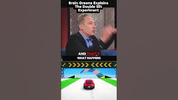 Brian Greene Explains The Double Slit Experiment. #science #astrophysics #briangreene #educational