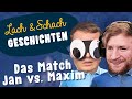 Blind gegen den Zugzwang-Gewinner @MaximMarkow | Lach &amp; Schachgeschichten mit Jan Gustafsson