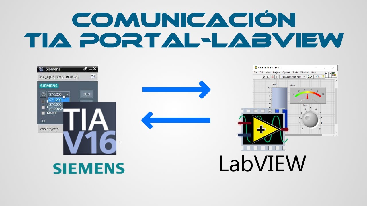 Tutorial para comunicación TIA PORTAL - LabVIEW