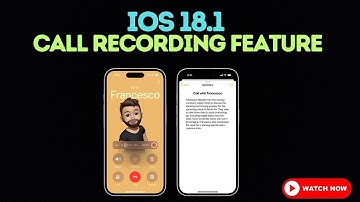 Call Recording & New AI Features on iPhone in IOS 18.1!