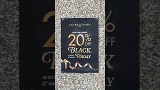 Our Black Friday Offers Are Here Enjoy 20 almost Everything  johnbellandcroyden blackfriday