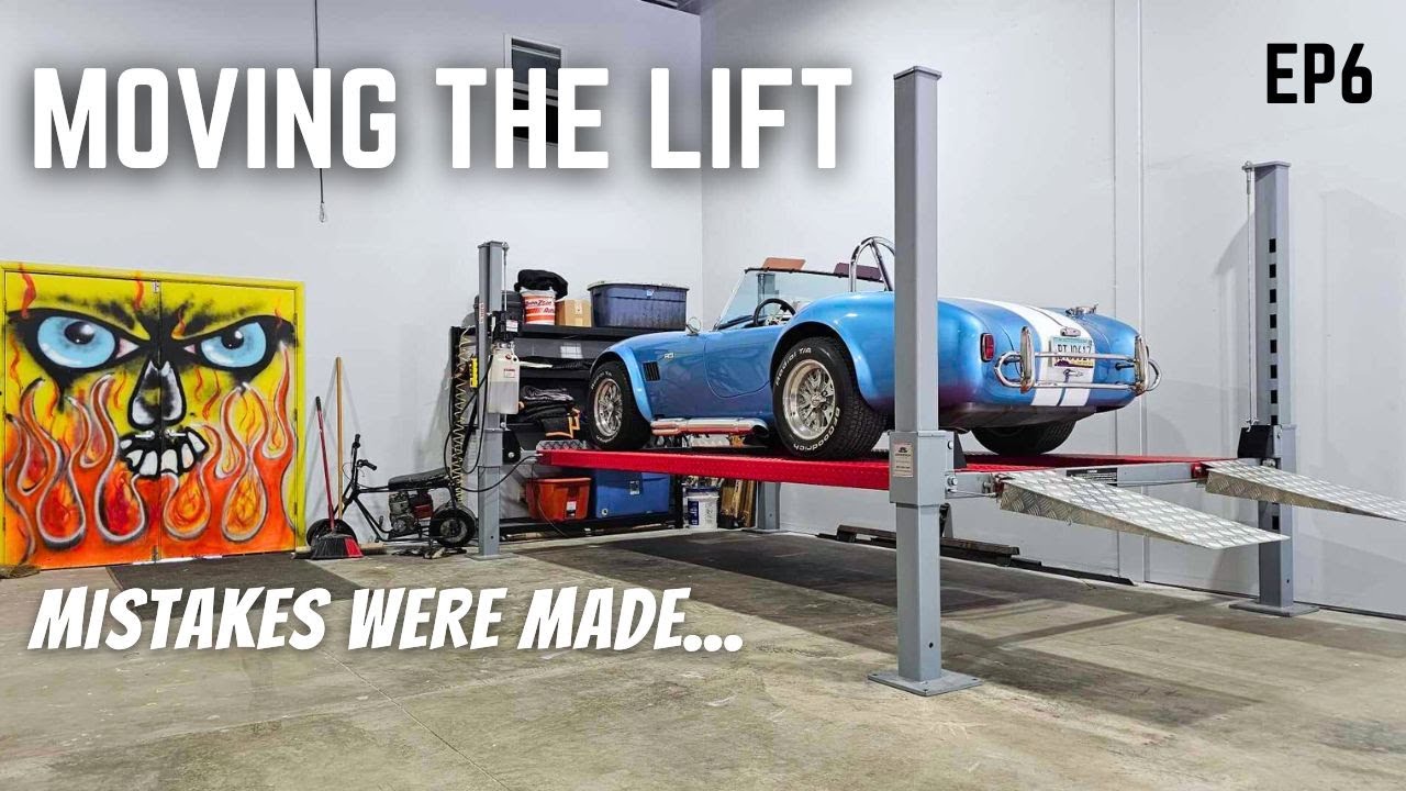 Moving The Lift! - Motorcycle Shop Build - EP6 - YouTube