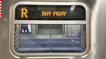 BMT Subway: R160A (R) Train Ride from Forest Hills-71st Avenue to Bay Parkway via West End Express