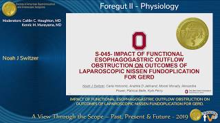 Impact of Functional Esophagogastric Outflow Obstruction on Outcomes...