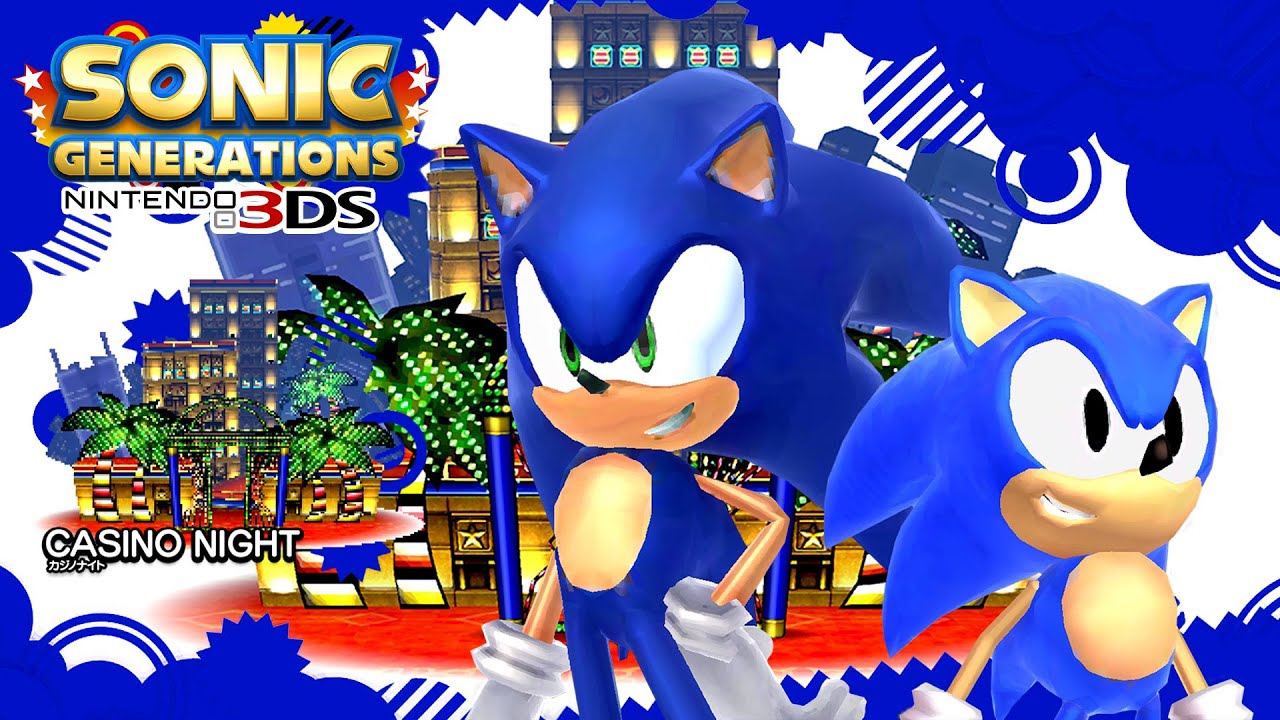 Sonic Generations (3DS): Casino Night [4K]