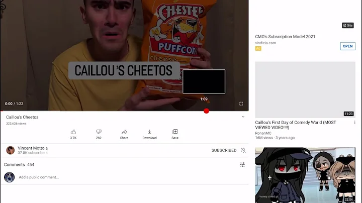 Caillou say’s mommy