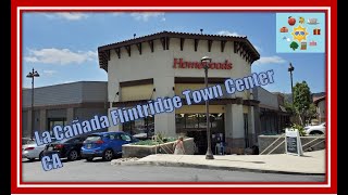 La Cañada Flintridge Town Center CA LA Shopping Center Target Berge's Sandwiches Plaza De La Cañada