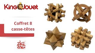 Coffret de Casse-Têtes en Bois Adulte