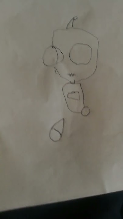 how to draw gir (invader zim) - YouTube