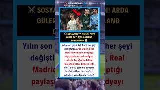 Sosyal Medya Yikildi Arda Güler Paylaşti, Haaland Dayanamadi