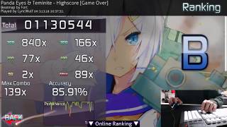 osu! | Highscore // Game Over [7.33★] MOUSE LIVEPLAY 85.91% B PASS