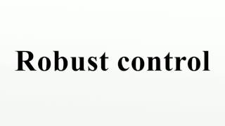 Robust control Profile