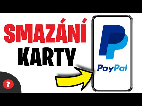 Jak SMAZAT KARTU na PAYPALU | Návod | Mobil / PayPal