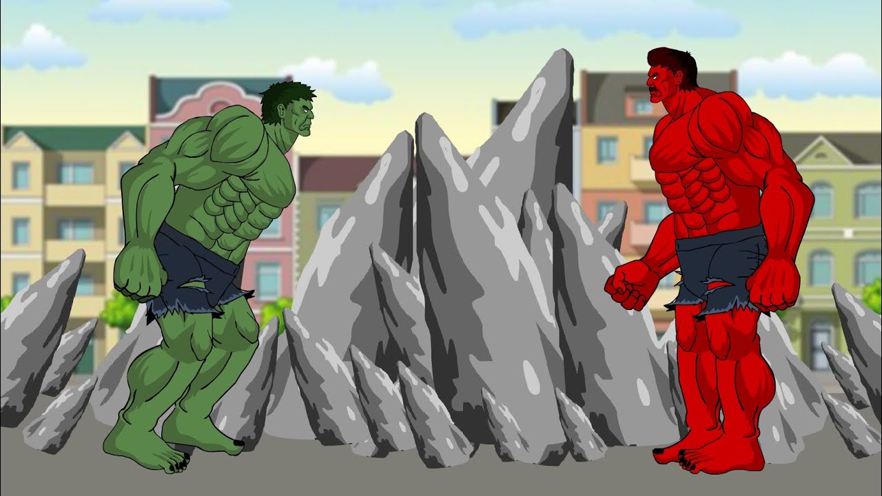 Green Hulk Vs Red Hulk Marvel Comics Poster by Ed McGuinness | eBay