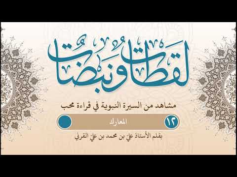 لقطات ونبضات | مشاهد من السيرة بقلم أ. علي بن محمد القرني | ح (12) | المعارك
