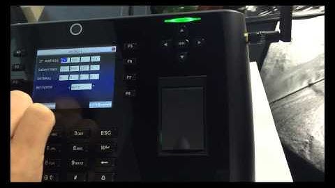 HuiFan Technology----Iclock700 operating video