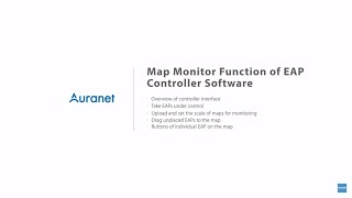 TP-Link Auranet Controller Map Monitor Function Tutorial Video screenshot 2