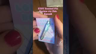 etsy enamel pin review -chic kawaii