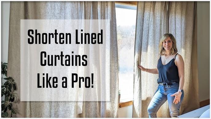 How to Hem Curtains Without Alterations