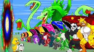 All Kaiju, Godzilla & Bloopzilla, Crocodile in the cave - Skull Ghidorah Rescue Kong on Monsterverse