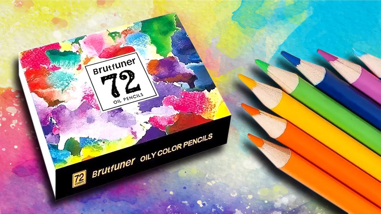 Lápices de colores Brutfuner de 72 piezas