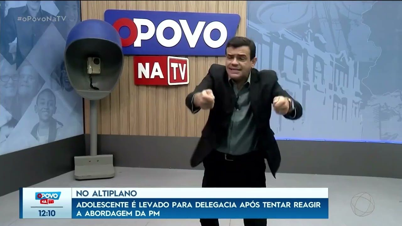 Adolescente é levado para delegacia após tentar reagir a abordagem da PM -  O Povo na TV