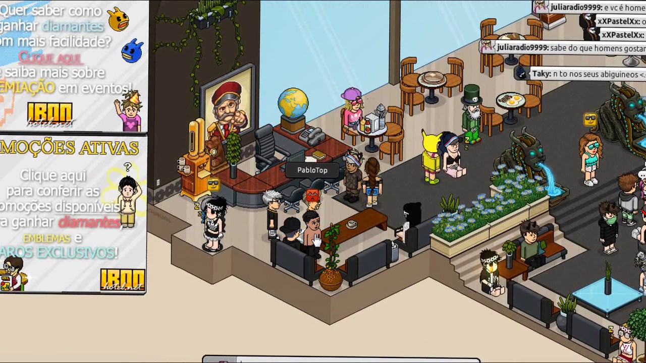 Iron Hotel + Habbo Pirata com Vagas 2017 YouTube