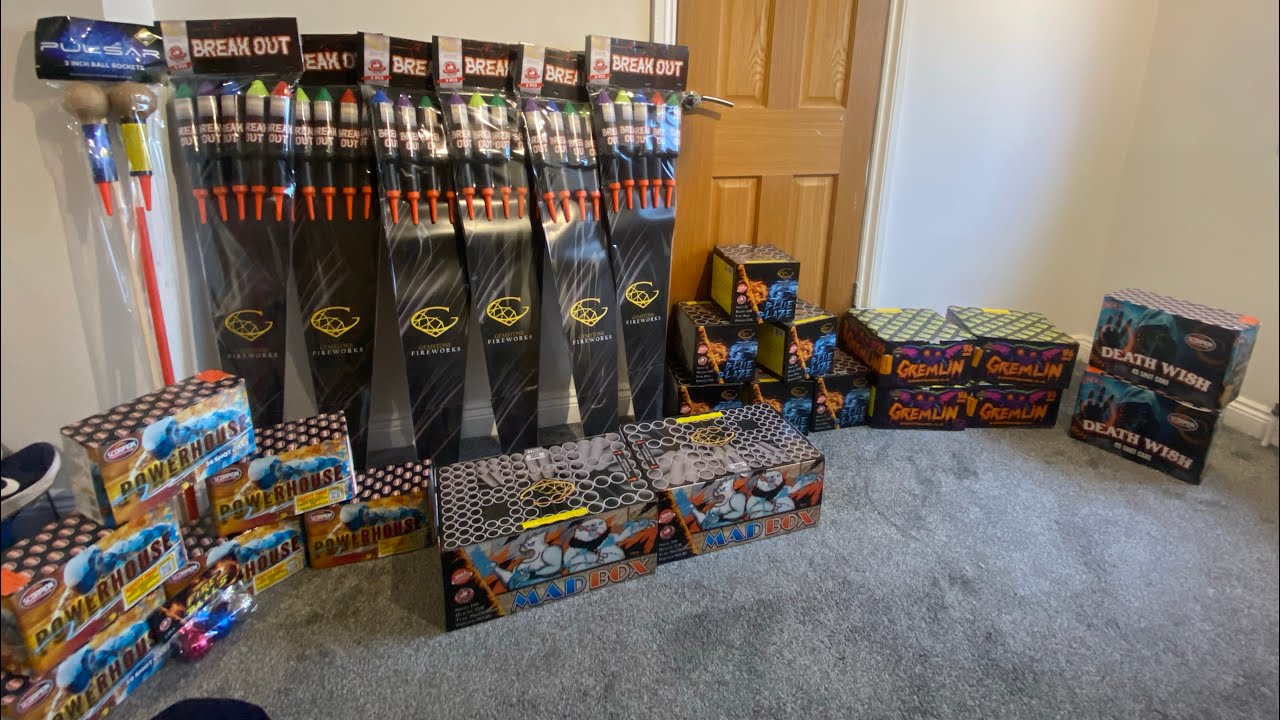 Firework stash UK 2025 