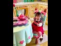 ミニーファッションでミニーの家で遊ぶ子どもが可愛すぎる❤︎最後には遊び疲れて寝ちゃいました笑 Disney１歳10ヶ月 #shorts