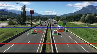 Vehicle detection and counting using openCV | Computer vision شرح عربي