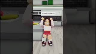 Roblox story line a girl adopt #comedy #roblox #funnygameplay