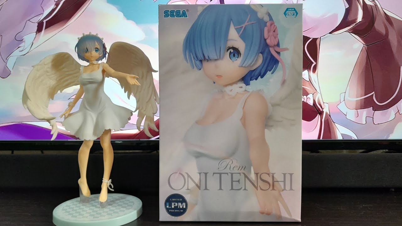 UNBOXING & REVIEW WAIFU REM ONI TENSHI FIGURE, FROM RE ZERO ANIME YouTube