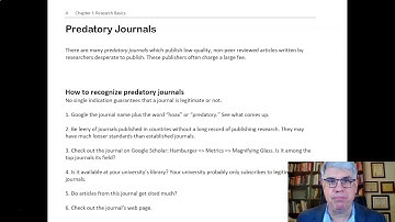 How to Recognize Predatory Journals