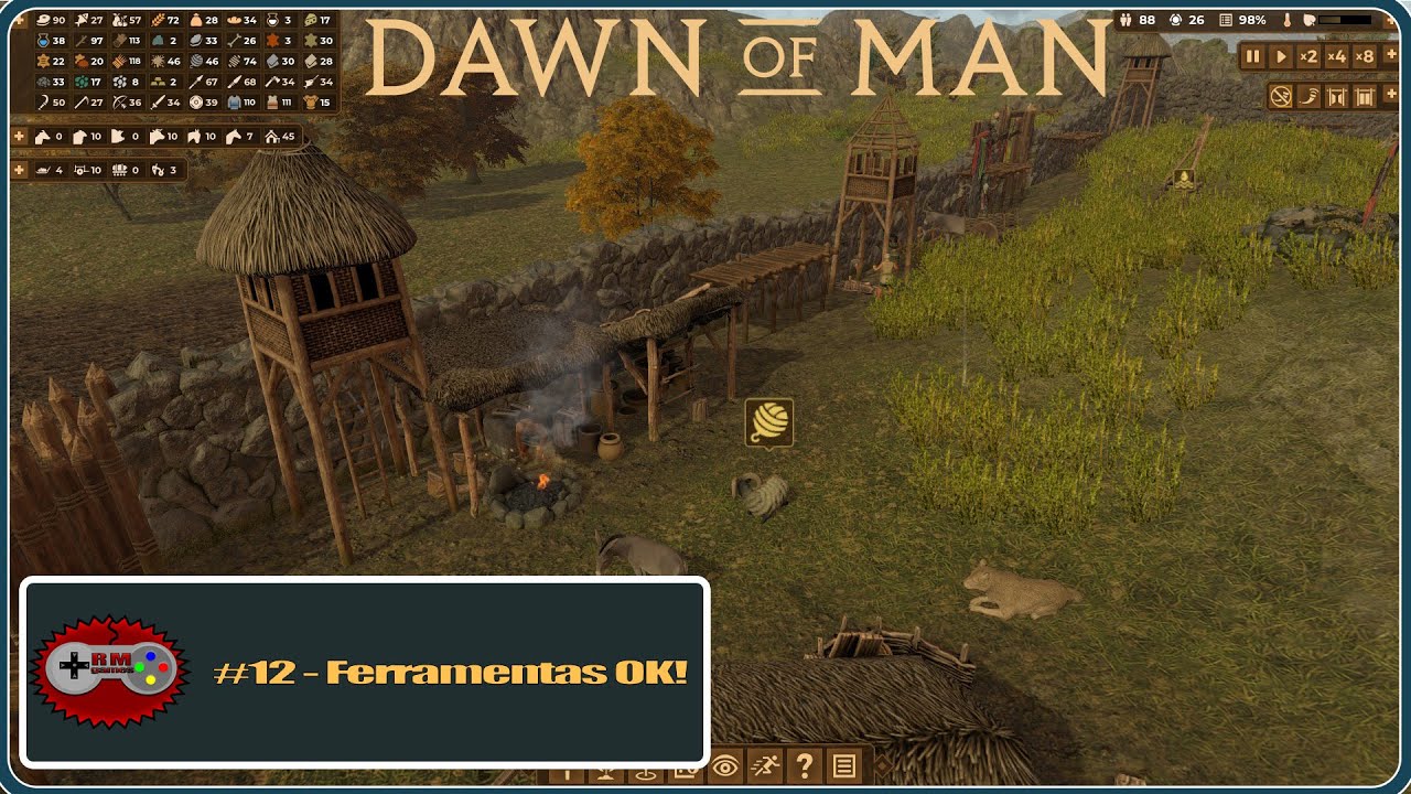 Dawn of Man 2022 12 Ferramentas em Ordem! YouTube
