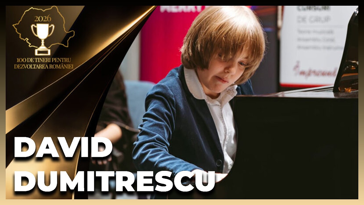 David Dumitrescu, membru al campaniei ”100 de tineri pentru dezvoltarea României” pe scena Ateneului