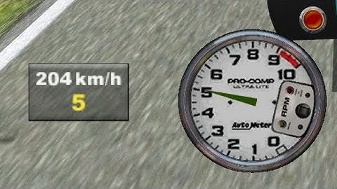 How to change your speed display to kilometers per hour in NR2003